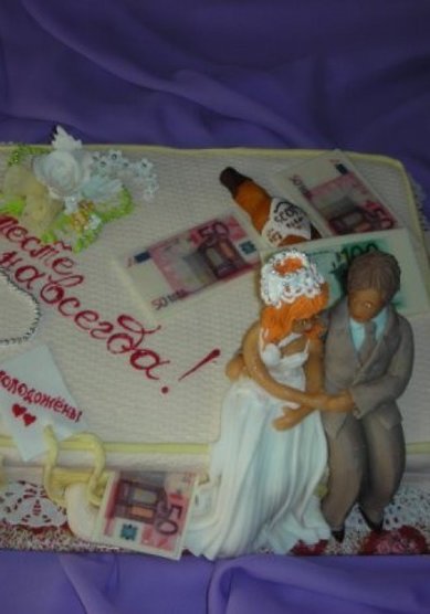 Свадебный торт Н39994 - Кондитерская НОВИНКА