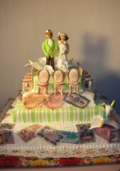 Торт на свадьбу Н39995 - Кондитерская НОВИНКА