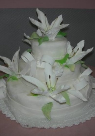 Свадебный торт Н39996 - Кондитерская НОВИНКА