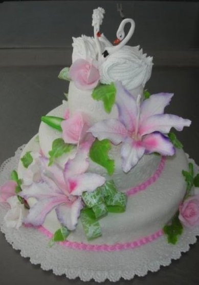 Торт на свадьбу Н39997 - Кондитерская НОВИНКА