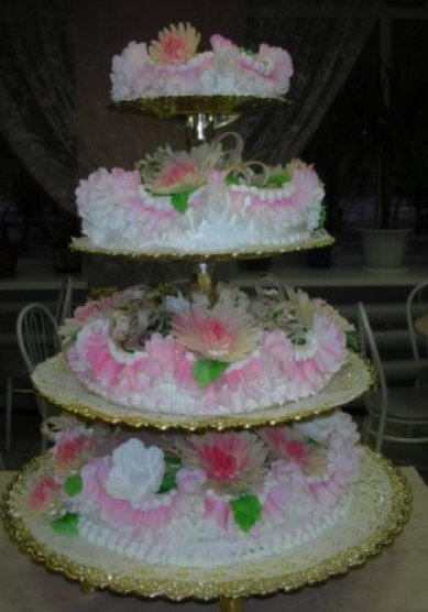 Свадебный торт Н39998 - Кондитерская НОВИНКА