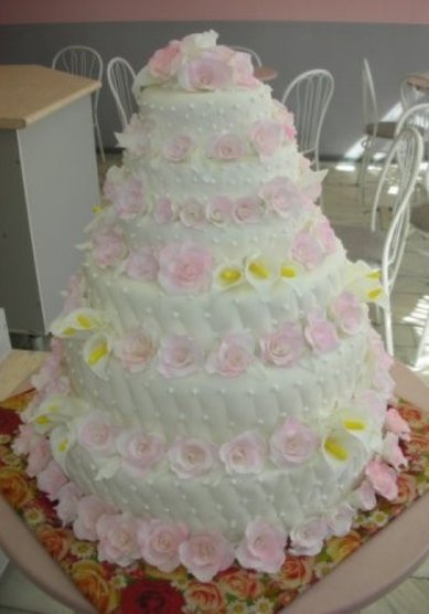 Торт на свадьбу Н40001 - Кондитерская НОВИНКА