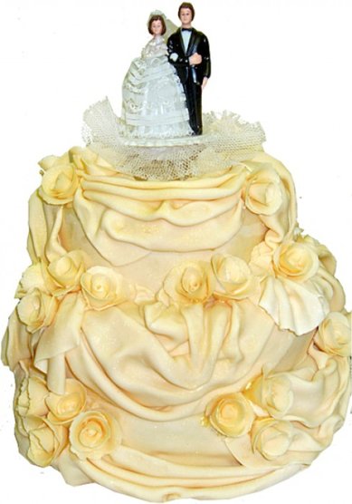 Торт на свадьбу Ф40009 - Кондитерская Фесенко