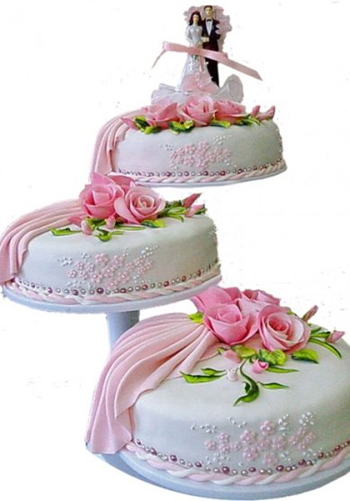 Свадебный торт Ф40014 - Кондитерская Фесенко