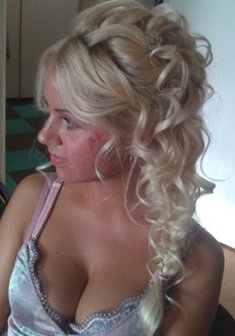 Cвадебная прическа Е15281 в греческом стиле