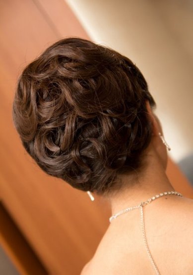 Прическа на свадьбу Ю15262 - Стилист-визажист Юлия Ворожищева