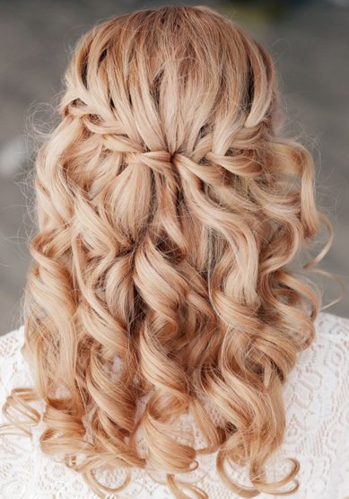 Прическа на свадьбу Ю15272 - Стилист-визажист Юлия Ворожищева