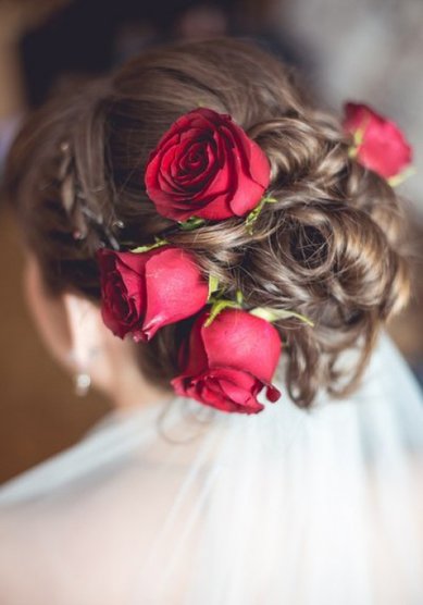 Свадебная прическа Е15273 - Стилист-визажист Екатерина Сергеева