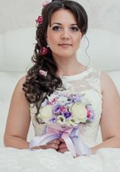 Прическа на свадьбу М15288 - Стилист-визажист Марина Димина