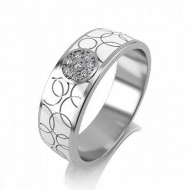 Обручальное кольцо ГК-13ж.с-Р14021 - Ювелирный салон Россювелирторг