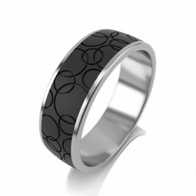 Обручальное кольцо ГК-13м.с-Р14023 - Ювелирный салон Россювелирторг