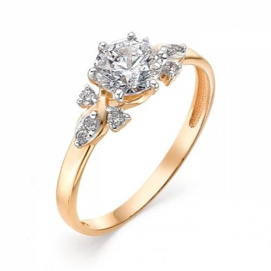 Помолвочное кольцо Р14053 - Ювелирный салон Россювелирторг