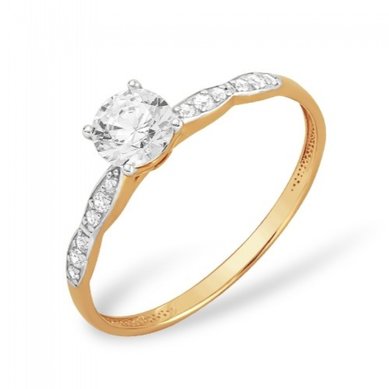 Помолвочное кольцо Р14063 - Ювелирный салон Россювелирторг