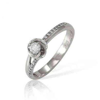 Помолвочное кольцо Р14074 - Ювелирный салон Россювелирторг