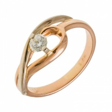 Помолвочное кольцо Р14075 - Ювелирный салон Россювелирторг