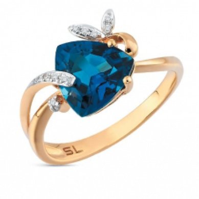 Помолвочное кольцо S4485 - Ювелирный гипермаркет SUNLIGHT